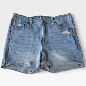 Old Navy High‑Rise O.G. Straight Denim Shorts | Size 14 Womens